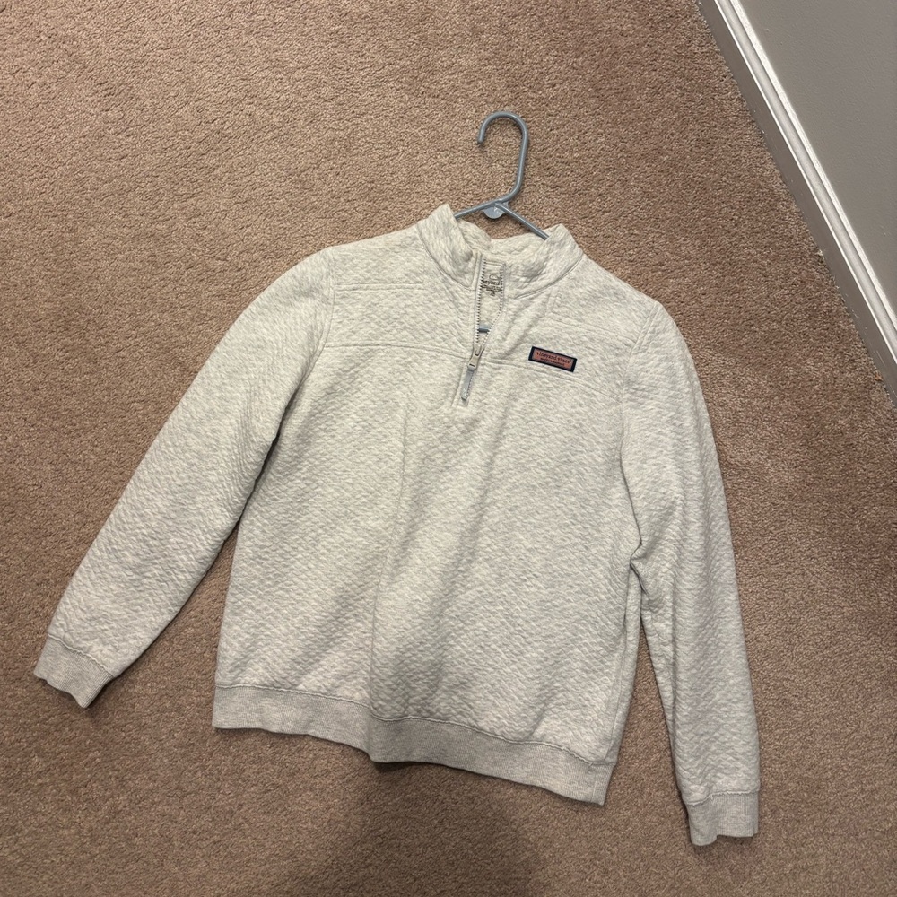 Vineyard Vines quilted quarter zip in kids size XL